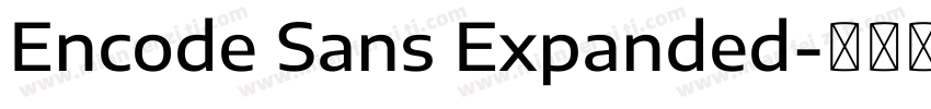 Encode Sans Expanded字体转换